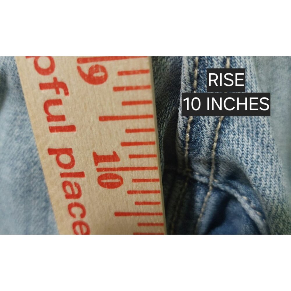 Judy Blue Womens Wide Leg Button-Fly Light Wash Denim Jeans Size 5/27 - Picture 5 of 12